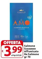 Re Salmone - Salmone Scozzese Affumicato Re Salmone - Salmone Scozzese Affumicato