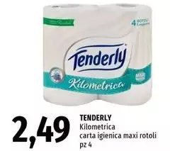 Tenderly - Kilometrica Carta Igienica Maxi Rotoli Tenderly - Kilometrica Carta Igienica Maxi Rotoli