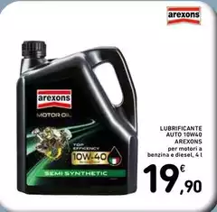 Arexons - Lubrificante Auto 10W40