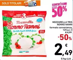 Nonno Nanni - Mozzarella Tris Nonno Nanni - Mozzarella Tris