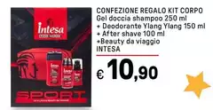 Intesa - Confezione Regalo Kit Corpo Gel Doccia Shampoo + Deodorante Ylang Ylang Intesa - Confezione Regalo Kit Corpo Gel Doccia Shampoo + Deodorante Ylang Ylang
