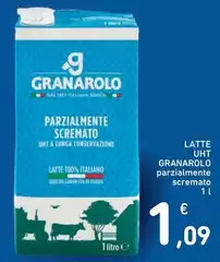 Granarolo - Latte UHT Parzialmente Scremato