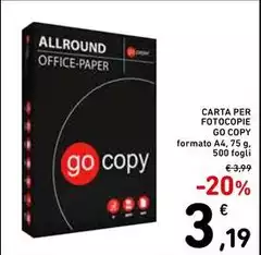 Carta Per Fotocopie Go Copy