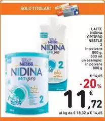 Nestlè - Latte Nidina Optipro