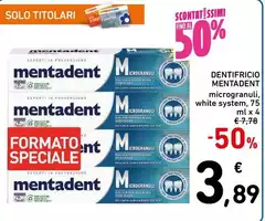 Mentadent - Dentifricio