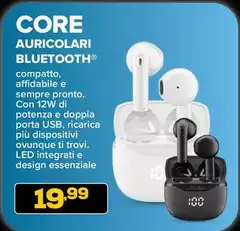 Pronto - Core Auricolari Bluetooth