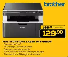 Brother - Multifunzione Laser DCP-1612W Brother - Multifunzione Laser DCP-1612W