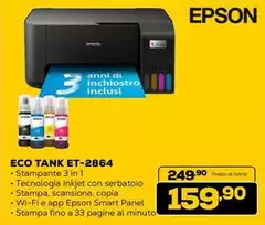 Epson - Eco Tank Et-2864 Epson - Eco Tank Et-2864