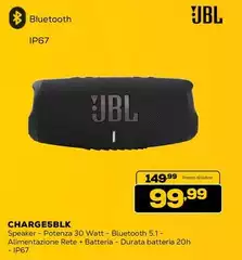 Jbl - Speaker - Potenza 30 Watt - Bluetooth