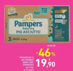 Pampers - Pannolini O Mutandini Baby Dry