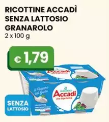 Granarolo - Ricottine Accadì Senza Lattosio 2 X 100 G