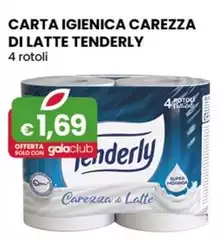 Tenderly - Carta Igienica Carezza Di Latte 4 Rotoli Tenderly - Carta Igienica Carezza Di Latte 4 Rotoli