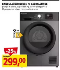 Asc9016egsn-w Asciugatrice Asc9016egsn-w Asciugatrice