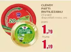Clendy - Piatti Riutilizzabili Clendy - Piatti Riutilizzabili