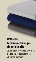 Livarno - Lenzuolo Con Angoli Singolo In Pile Livarno - Lenzuolo Con Angoli Singolo In Pile