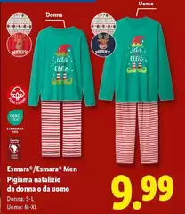 Esmara/Esmara Men - Pigiama Natalizio Da Donna O Da Uomo