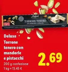 Deluxe - Torrone Tenero Con Mandorle E Pistacchi