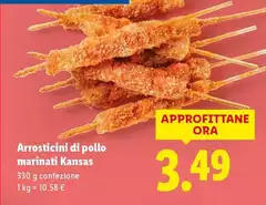 Arrosticini Di Pollo Marinati Kansas