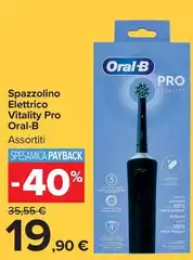 Oral b - Spazzolino Elettrico Vitality Pro