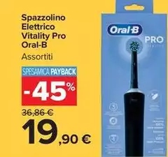 Oral b - Spazzolino Elettrico Vitality Pro
