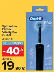 Oral b - Spazzolino Elettrico Vitality Pro
