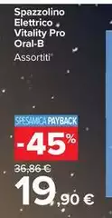Oral b - Spazzolino Elettrico Vitality Pro