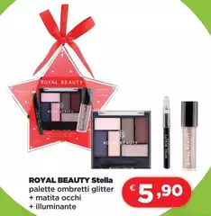 Royal - Palette Ombretti Glitter + Matita Occhi + Illuminante