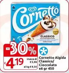 Algida - Cornetto  Classico/ Cioccolato