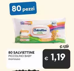 Piccolino Baby - 80 Salviettine
