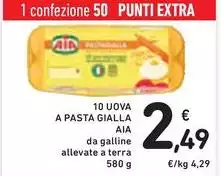 Aia - 10 Uova A Pasta Gialla