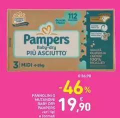 Pampers - Pannolini O Mutandini Baby Dry