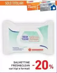 Fresh & Clean - Salviettine Fresh & Clean - Salviettine