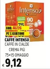 Caffe Intenso - Caffe In Cialde Crema Piu Caffe Intenso - Caffe In Cialde Crema Piu