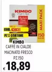 Kimbo - Caffè In Cialde Macinato Fresco Kimbo - Caffè In Cialde Macinato Fresco