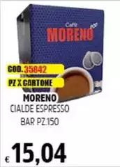 Moreno - Cialde Espresso Bar Moreno - Cialde Espresso Bar