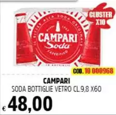 Campari - Soda Bottiglie Vetro Campari - Soda Bottiglie Vetro