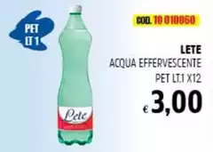 Lete - Acqua Effervescente Pet Lete - Acqua Effervescente Pet