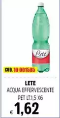 Lete - Acqua Effervescente Pet Lete - Acqua Effervescente Pet
