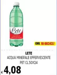 Lete - Acqua Minerale Effervescente Lete - Acqua Minerale Effervescente