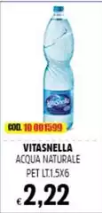 Vitasnella - Acqua Naturale Pet