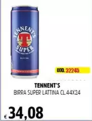 Tennent's - Birra Super Lattina
