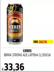 Ceres - Birra Strong Ale Lattina