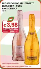Sant'orsola Sant’orsola - Prosecco DOC Millesimato Extra Dry - Rosé  75 Cl