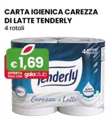 Tenderly - Carta Igienica Carezza Di Latte 4 Rotoli Tenderly - Carta Igienica Carezza Di Latte 4 Rotoli