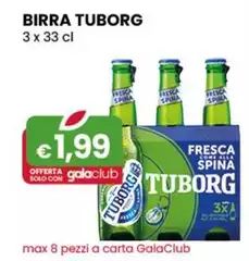 Tuborg - Birra 3 X 33 Cl