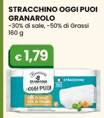 Granarolo - Stracchino Oggi Puoi -30% Di Sale, -50% Di Grassi 160 G