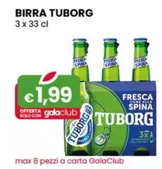 Tuborg - Birra 3 X 33 Cl