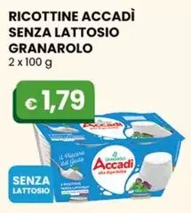 Granarolo - Ricottine Accadì Senza Lattosio 2 X 100 G