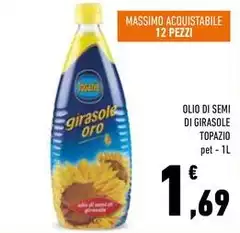 Topazio - Olio Di Semi Di Girasole