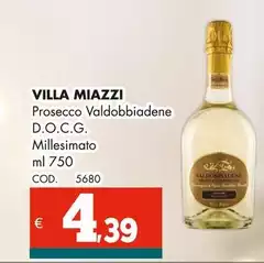 Villa - Prosecco Valdobbiadene D.O.C.G. Millesimato